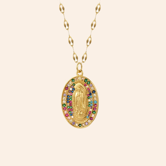 Divine Radiance Medallion Necklace